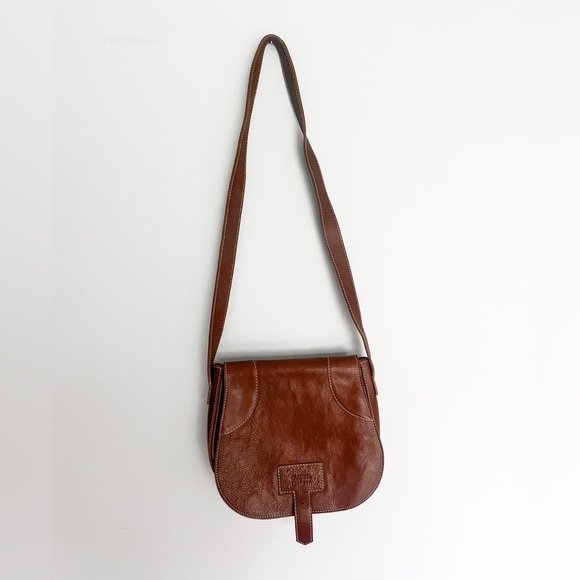 Brown Leather Crossbody - Picture 1 of 12